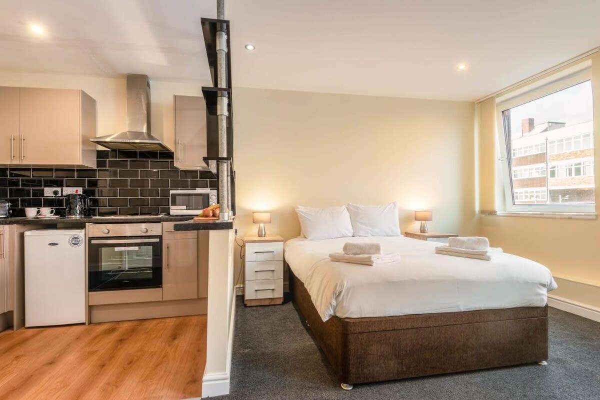 Modern & Bright Budget Studio In Central Doncaster Apartment Bagian luar foto