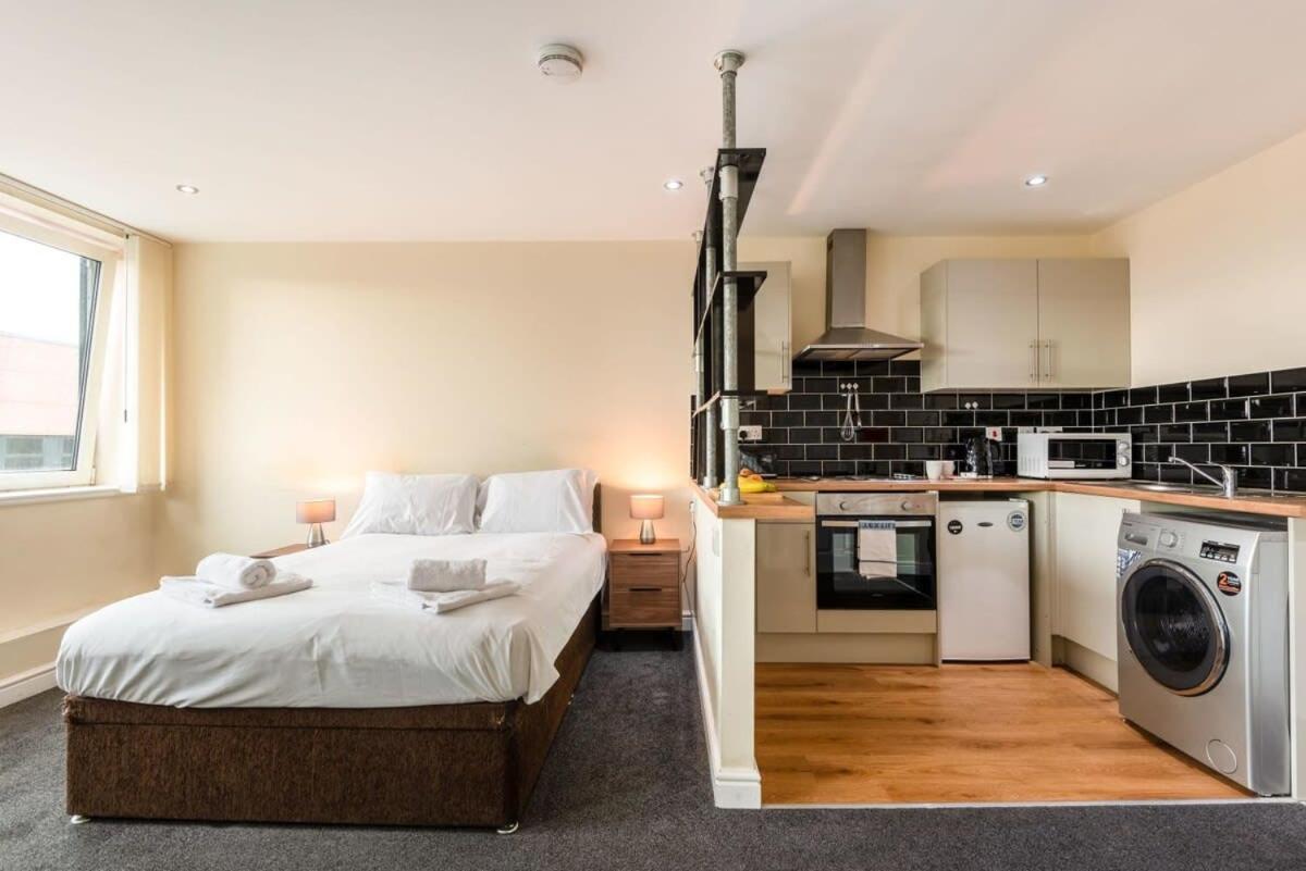 Modern & Bright Budget Studio In Central Doncaster Apartment Bagian luar foto